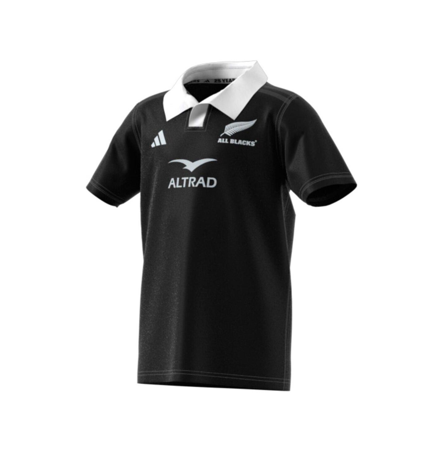 Детская домашняя джерси adidas сборной Новой Зеландии по регби 2024/25 Replica, Black — фото 3