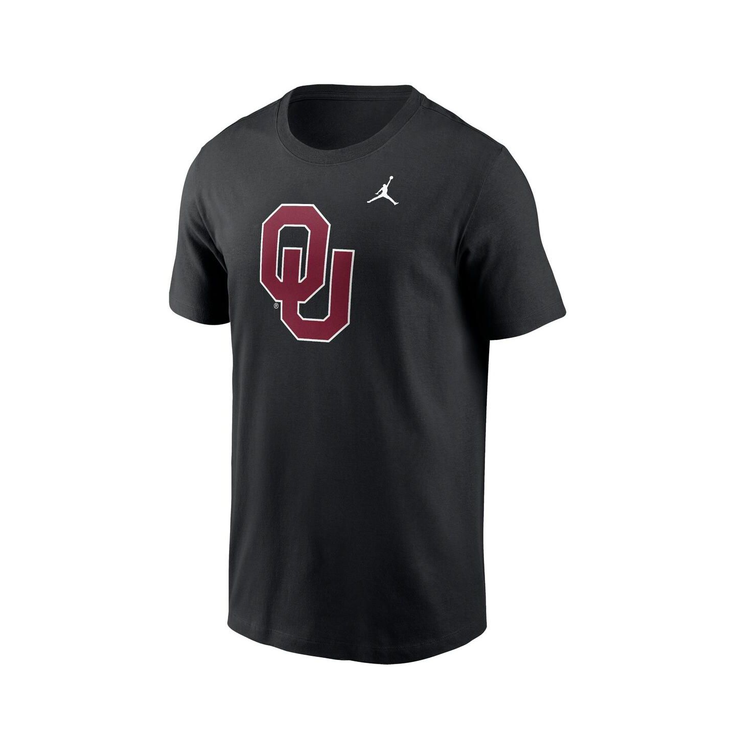 Мужская футболка Jordan Black Oklahoma Sooners Primetime Evergreen Logo — фото 3