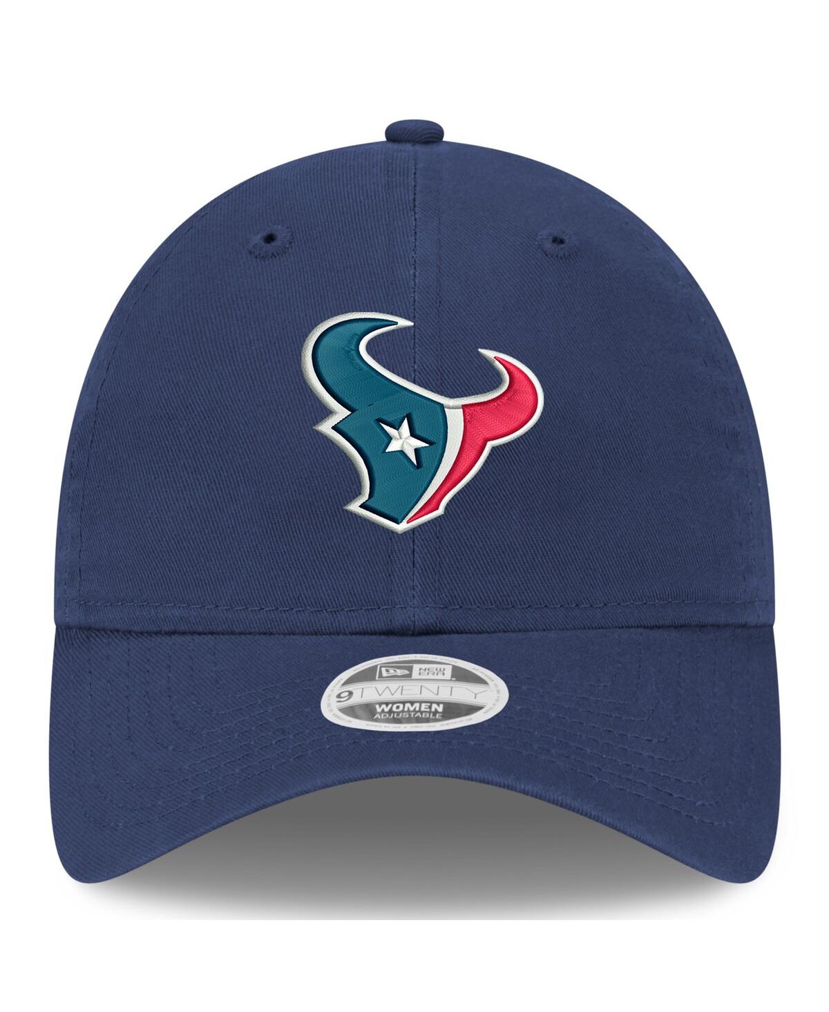 New Era Women's Navy Houston Texans Core Classic 9twenty Adjustable Hat In Navy