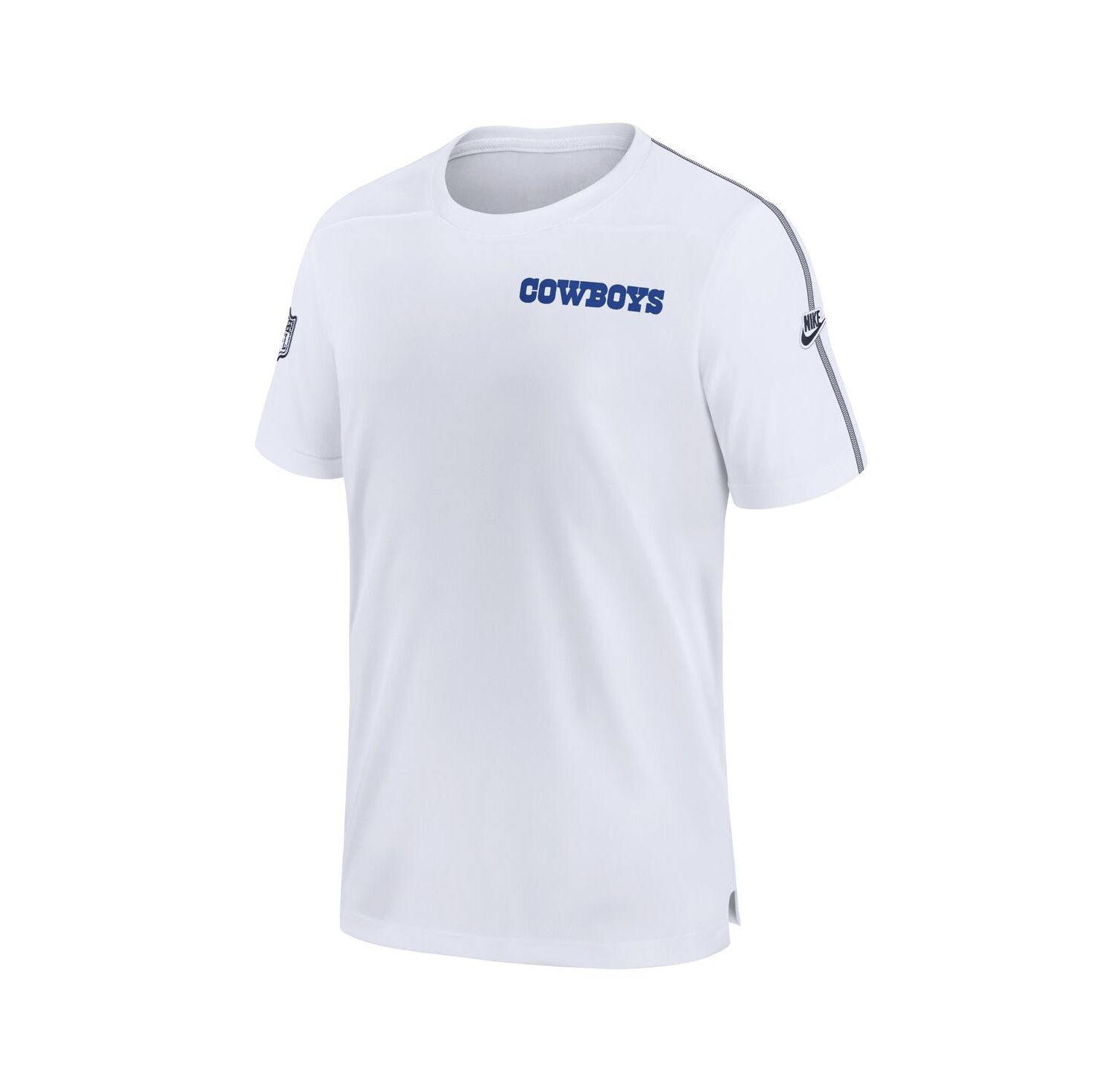 Men's White Dallas Cowboys 2024 Sideline Coach UV Performance T-Shirt