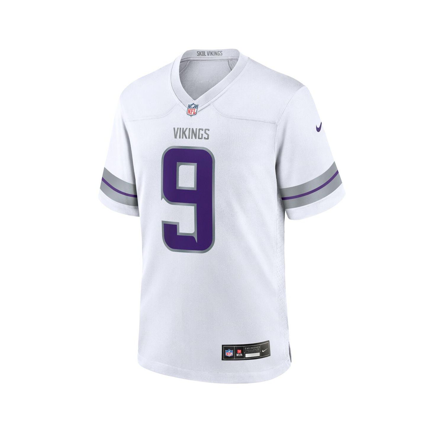 Big Boys and Girls J.J. McCarthy White Minnesota Vikings Alternate Game Player Jersey