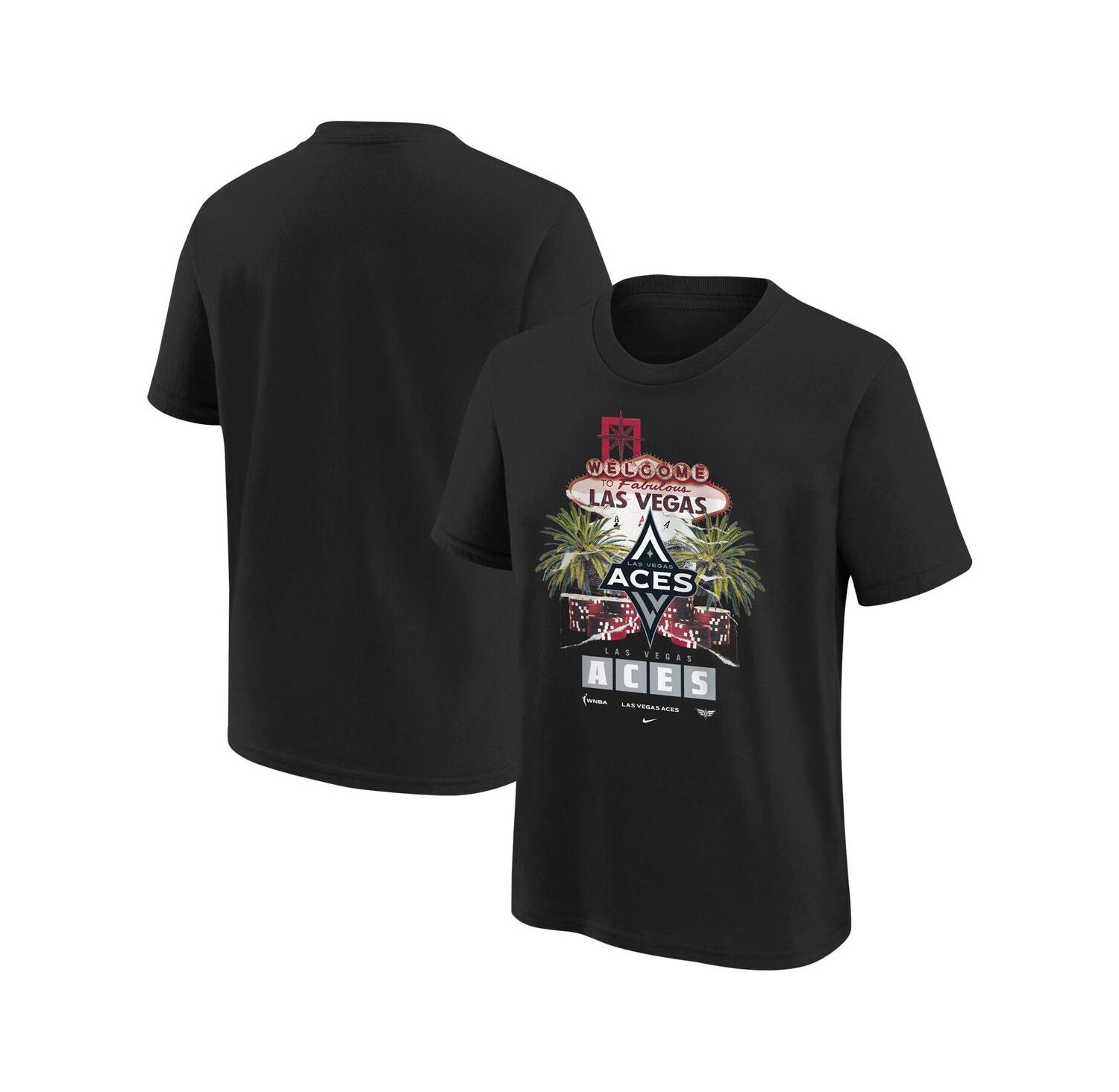 Big Boys and Girls Black Las Vegas Aces Original Content Max90 T-Shirt