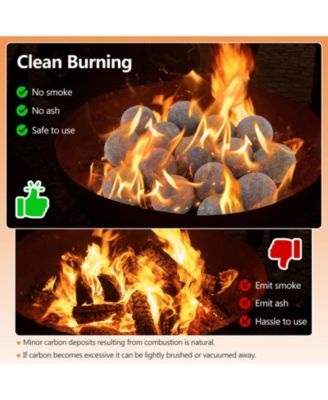 15 Pieces Ceramic Fiber Fire Balls for Outdoor Use