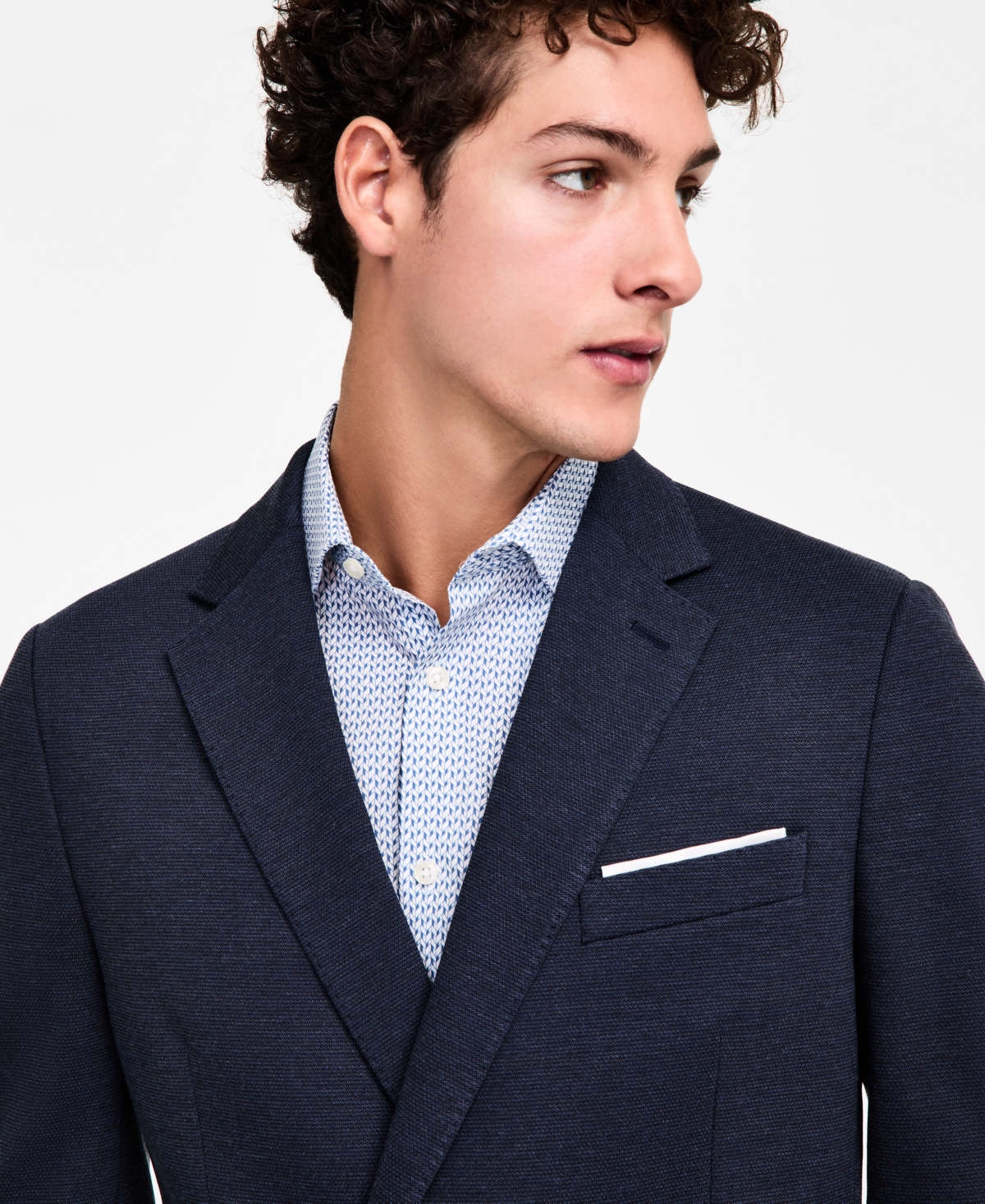 Michael Kors Men's Classic-fit Double-breasted Sport Coat In Navy