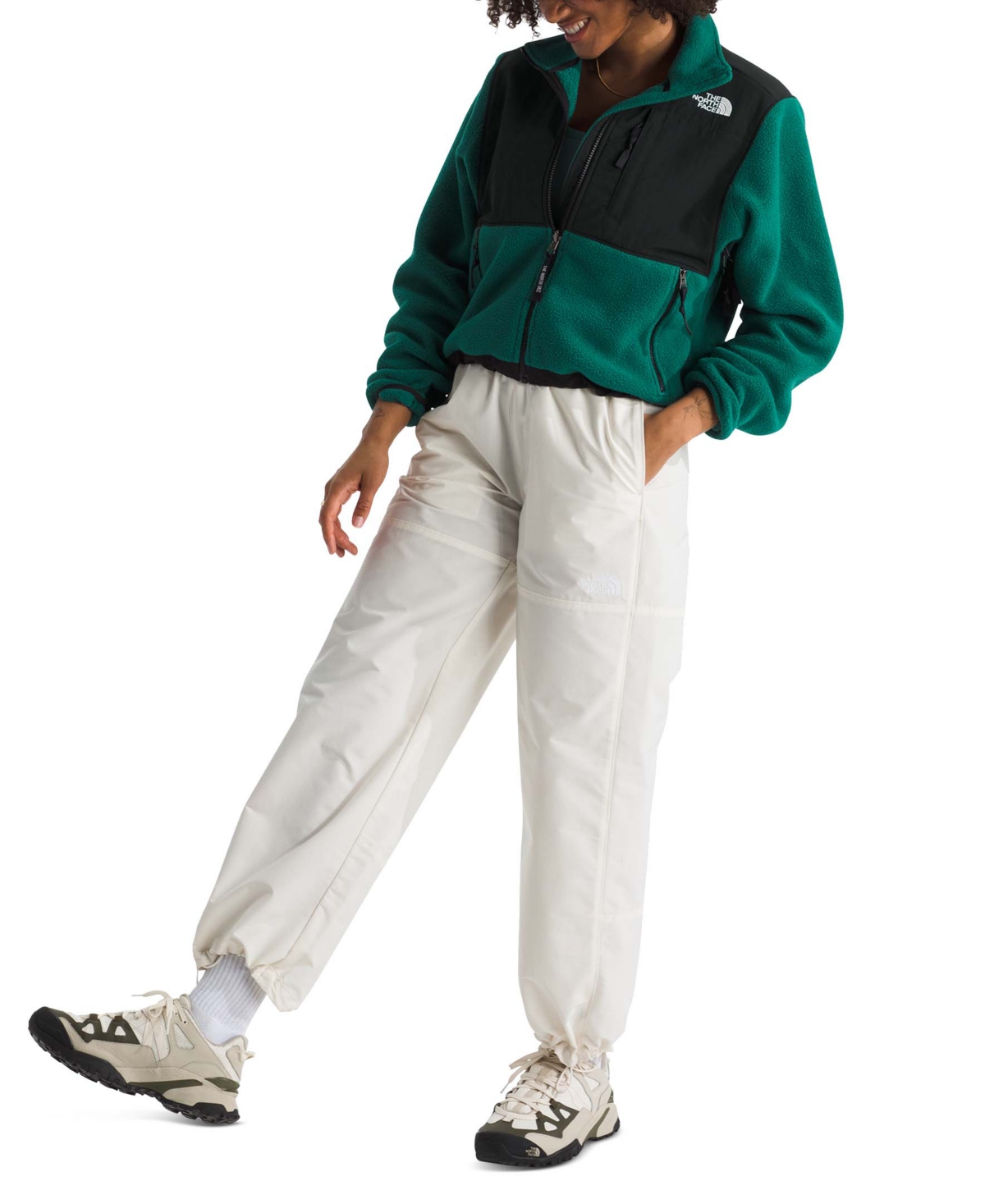 The North Face Women's Retro Denali Jacket In Evergreen,tnf Black