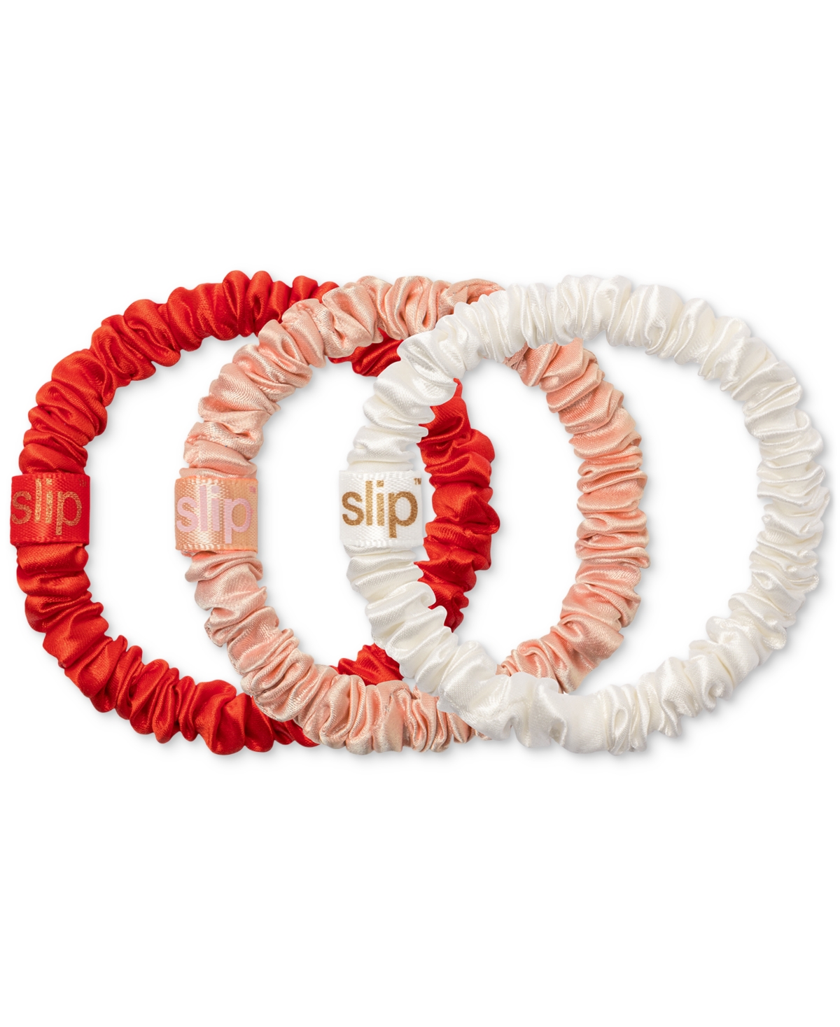 Slip 3-pc. Pure Silk Skinny Scrunchie Cracker Set In No Color