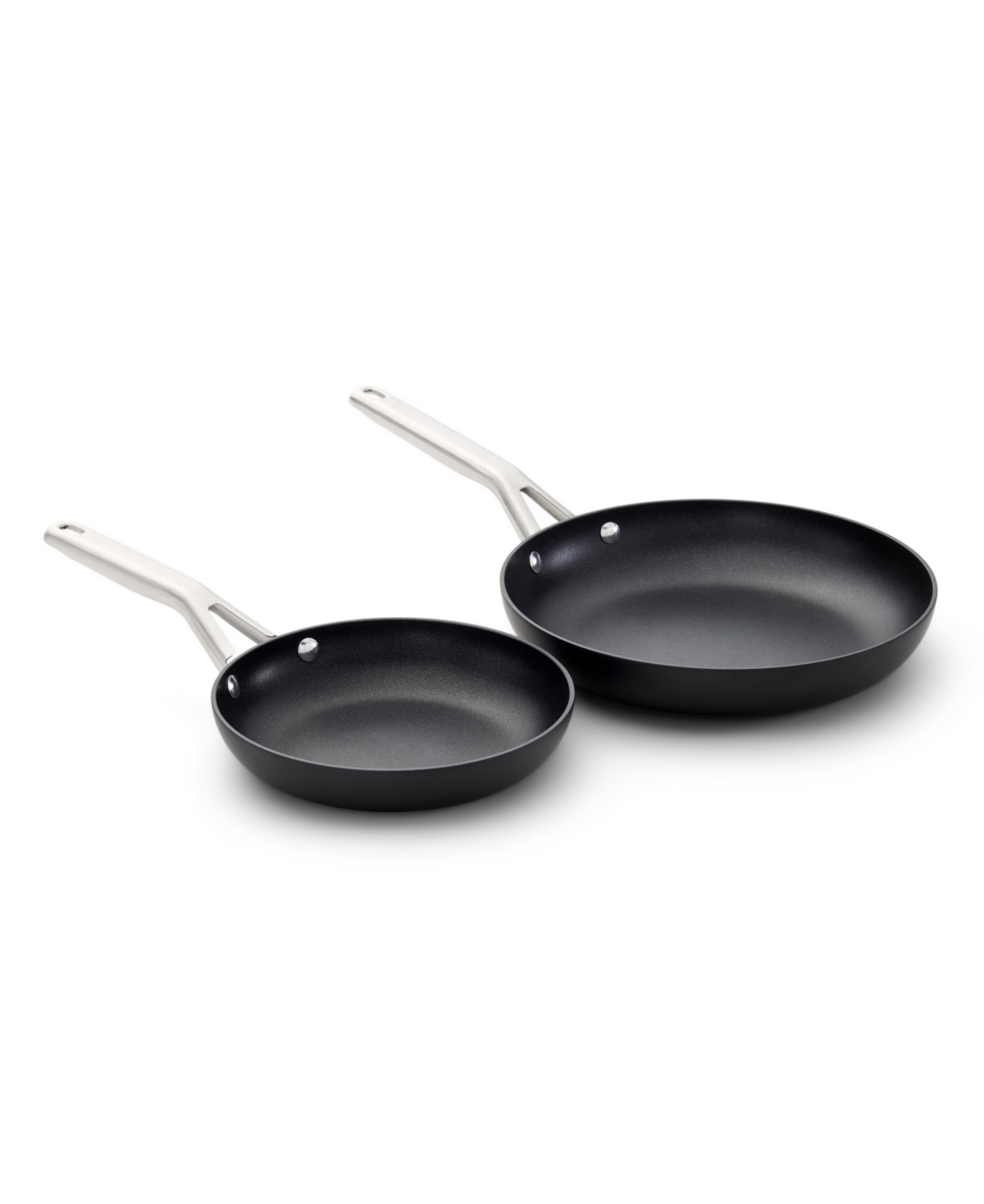 CALPHALON HARD-ANODIZED NONSTICK 8" AND 10" FRYING PAN SET 