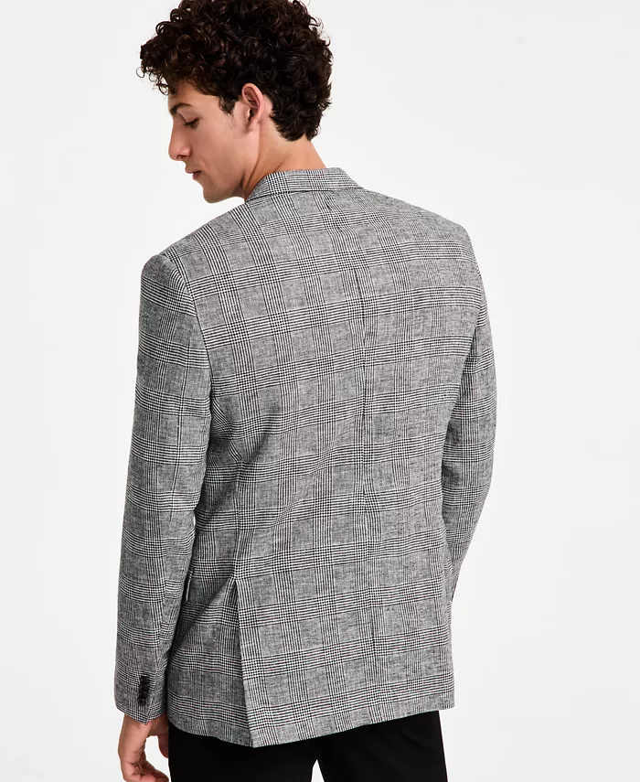 Men's Classic-Fit Linen-Blend Blazer - thumbnail 7