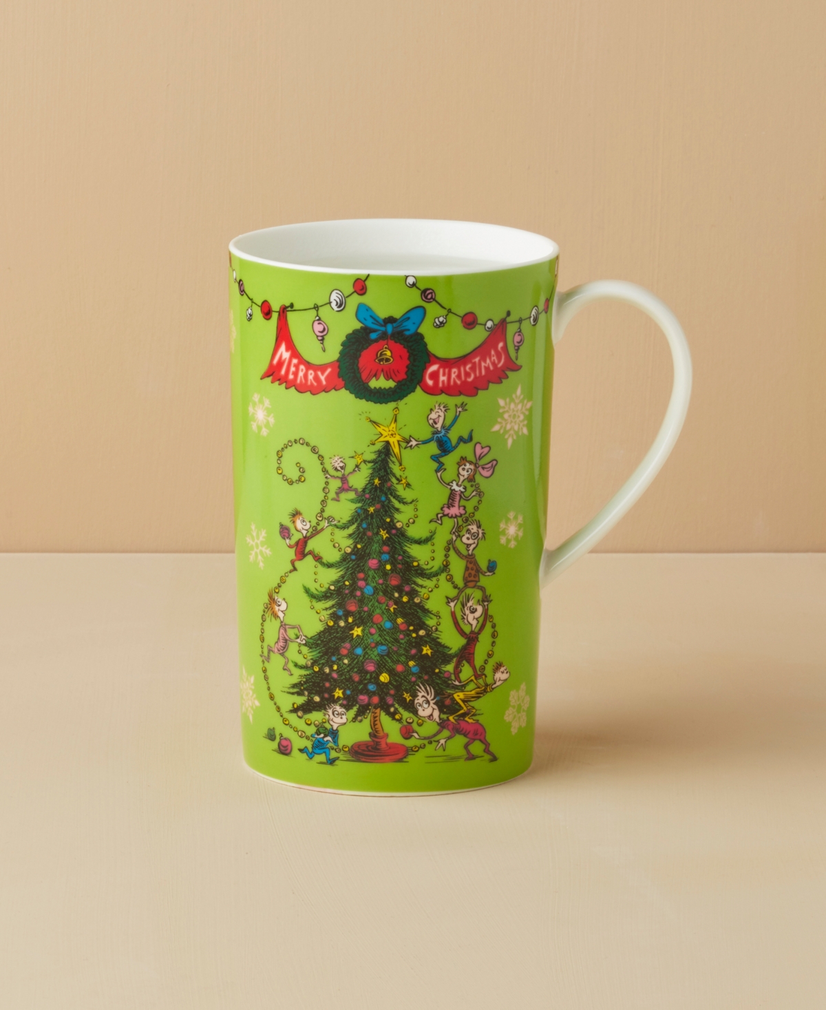 Lenox Grinchmas Heat Sensitive Magic Mug In Ivory