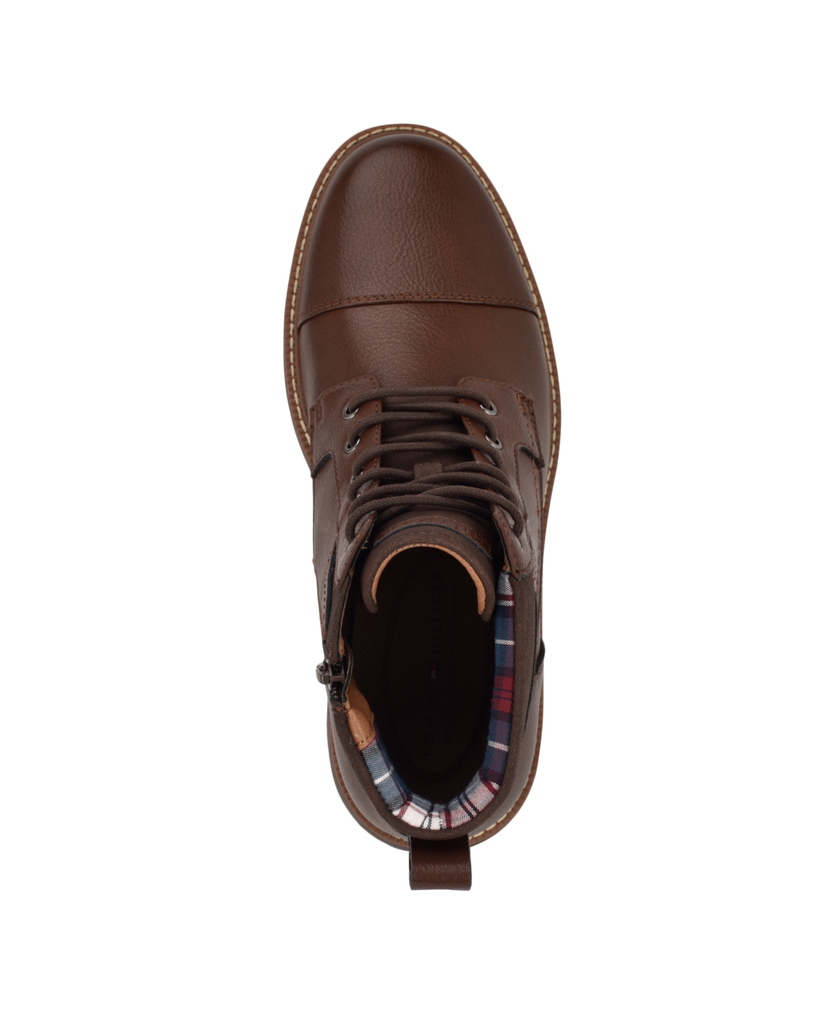 Tommy Hilfiger Men's Tarlin Casual Cap Toe Boots In Cognac