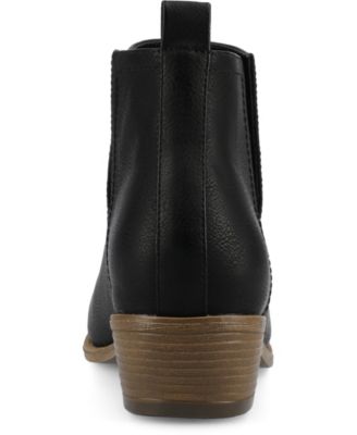 Women's Rimi Notched Ankle Stacked Heel Booties
