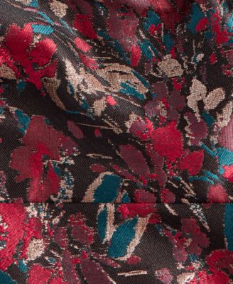 ワンピース Classic Floral Jacquard Dress Aidan Mattox Floral Jacquard Midi-Dress | Saks Fifth Avenue