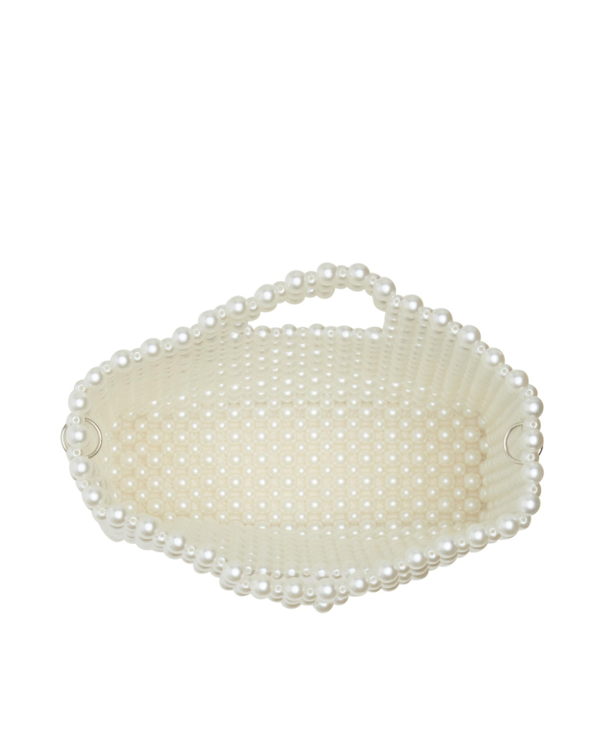 Betsey Johnson Gossip Cultivated Pearl Handbag In Pearl