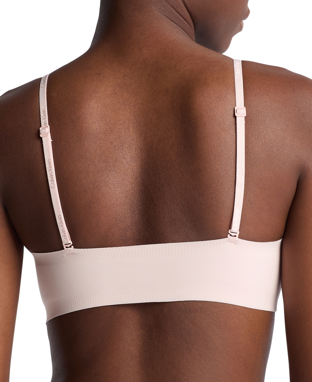 Calvin Klein Women's Invisibles Gel Wire Lightly Lined Bralette Qf7142 In Nymphs