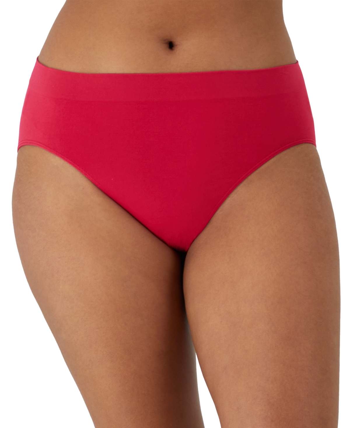 Bali One Smooth U All-over Smoothing Hi Cut Brief Underwear 2362 In Red