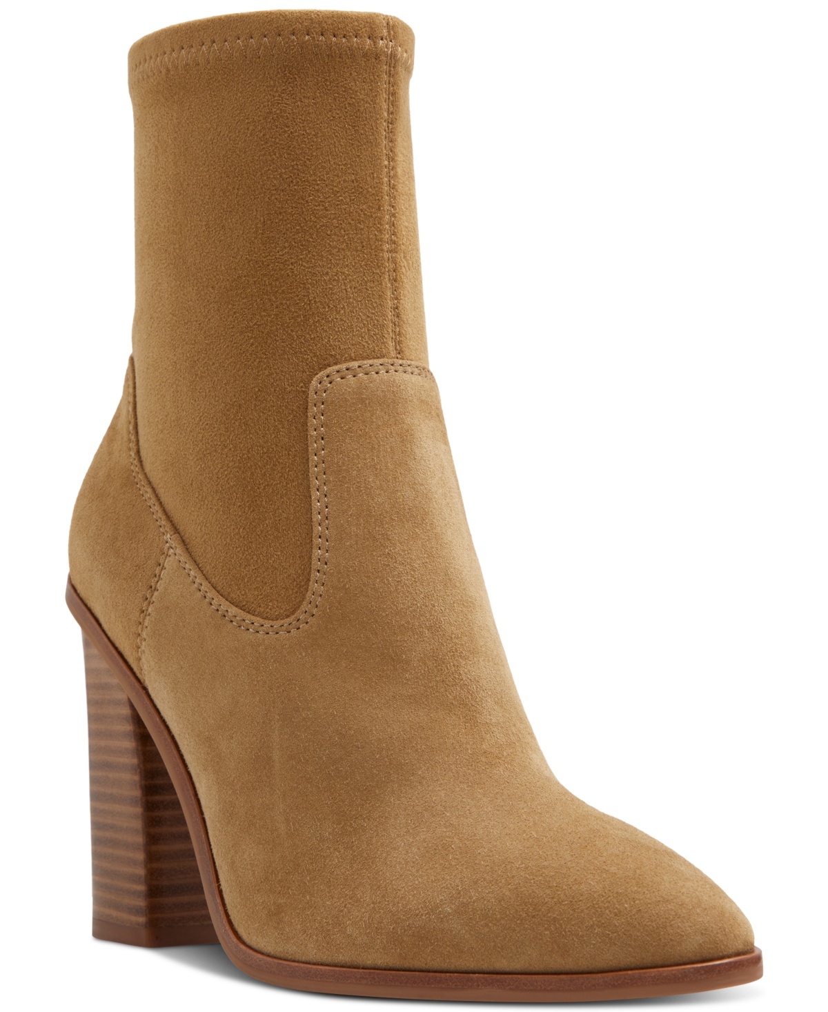 ALDO WOMEN'S FARABRIREL PLATFORM POINTED-TOE STUD BOOTIES 