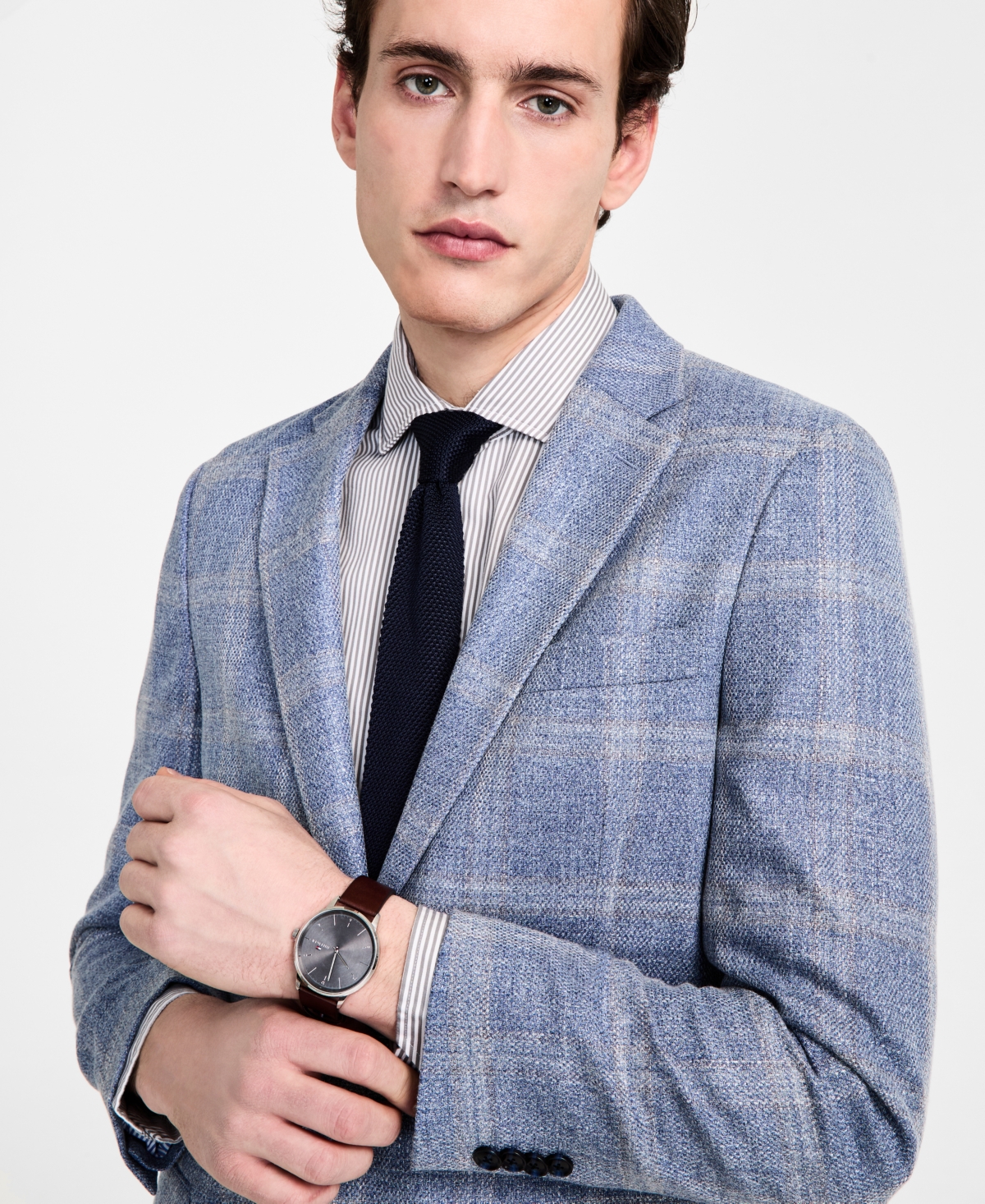 Tommy Hilfiger Men's Modern-fit Sport Coat In Light Blue