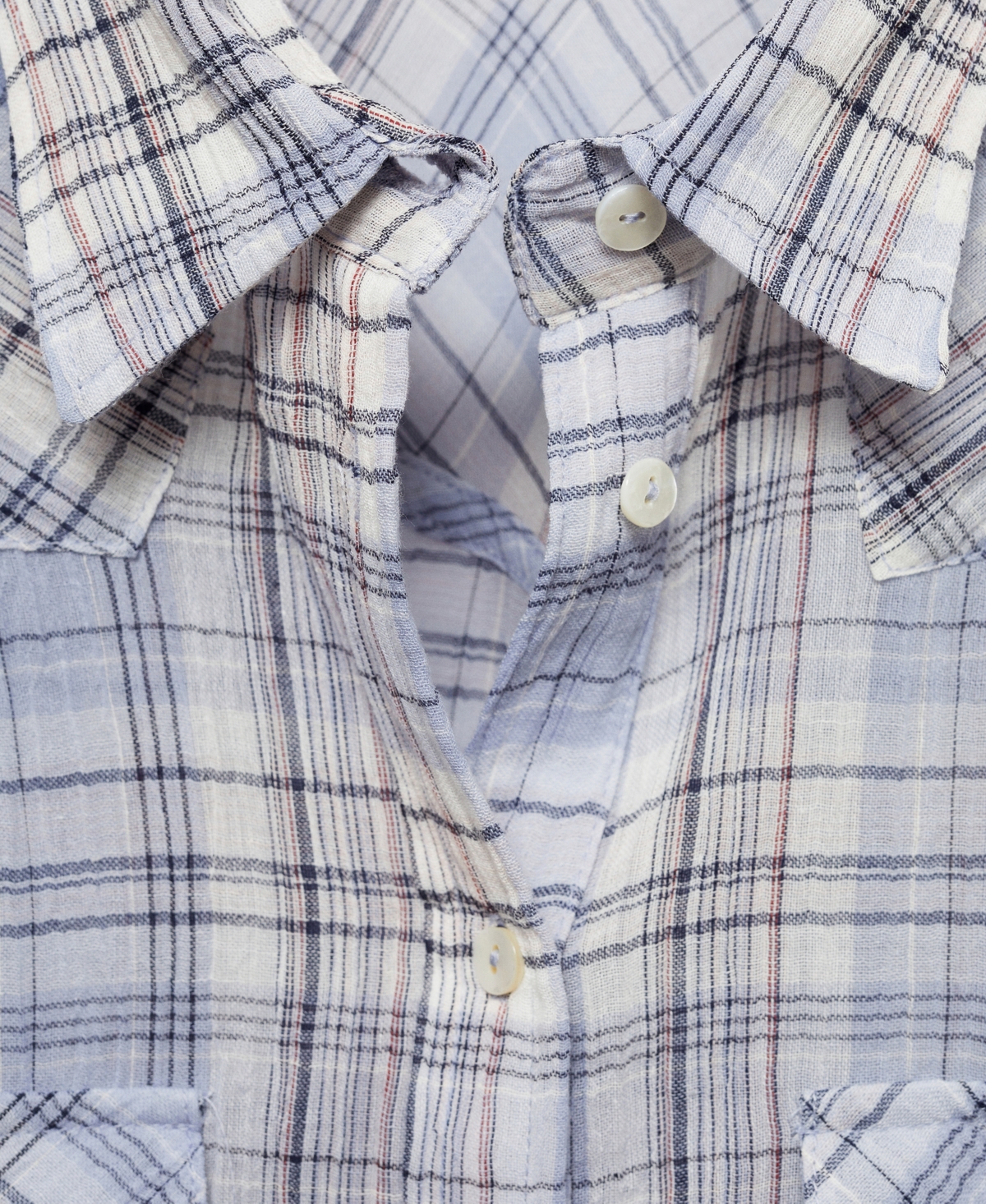 Mango Women's Check Cotton Shirt