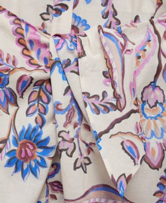 Women's Printed Bow Dress