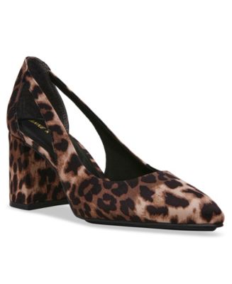 Escarpins Nobles Femmes - Talons Bloc Chunky 5CM Kitten Heel, Bout Pointu T-Strap Avec Boucle