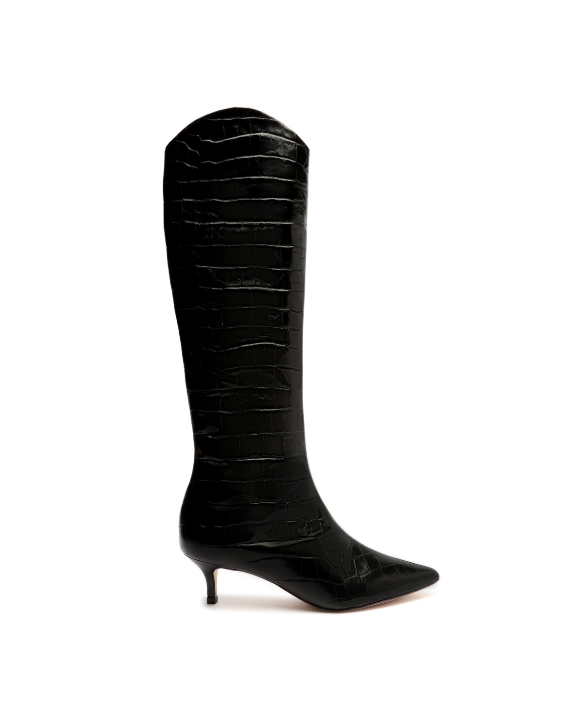 SCHUTZ WOMEN'S MARYANA LOW STILETTO KNEE HIGH HEEL BOOTS 