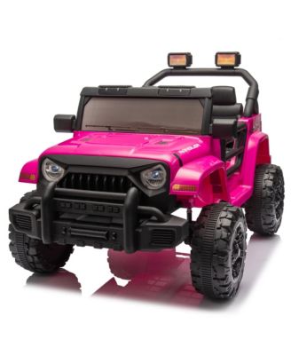12V Kids Electric Ride-On Car w/ Remote, Music, Suspension, Headlights