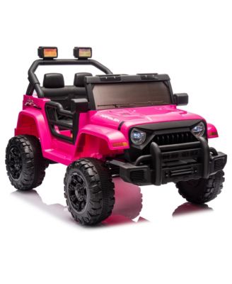 12V Kids Electric Ride-On Car w/ Remote, Music, Suspension, Headlights