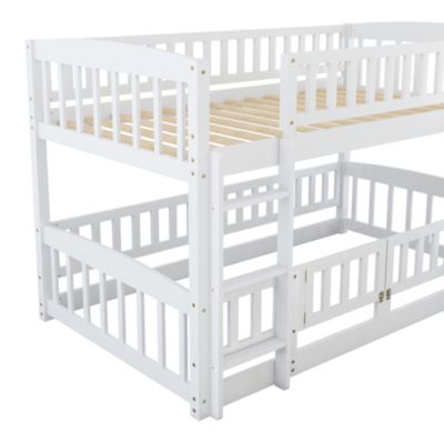 Streamdale Twin Bunk Bed w/ Slide and Ladder