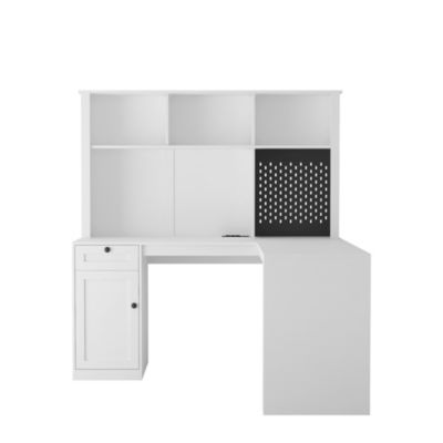 2-in-1 Space-Saving L-Shaped Corner Desk with Ample Storage