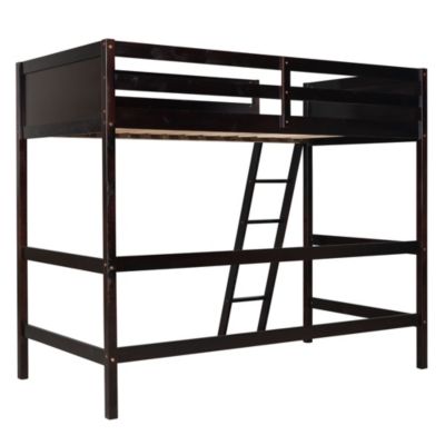 Streamdale Solid Wood Twin Size Loft Bed With Ladder