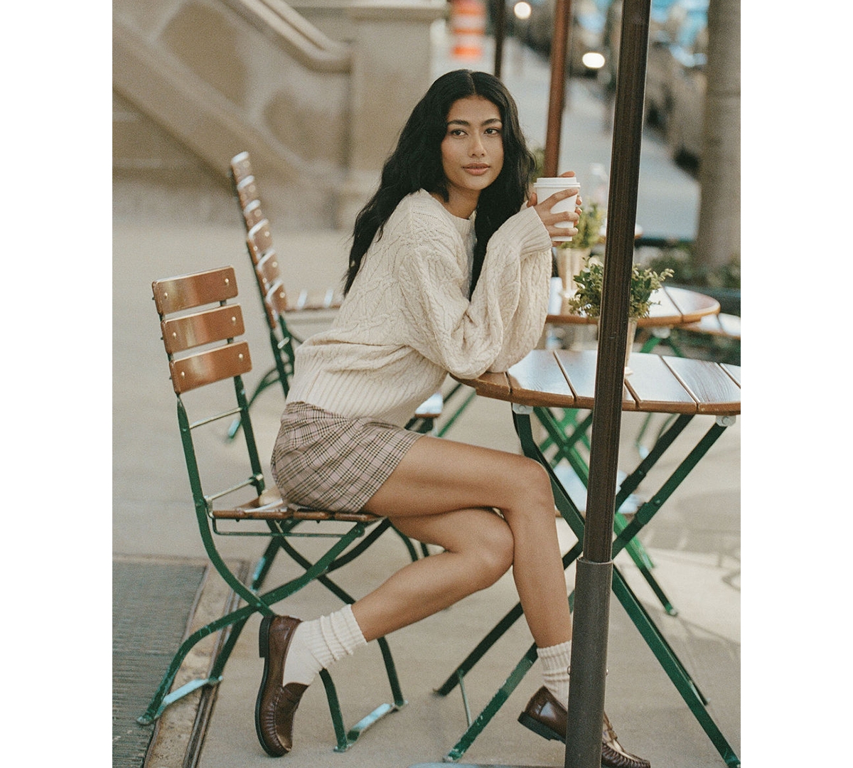 French Connection Women's Layon Jini Braided Sweater