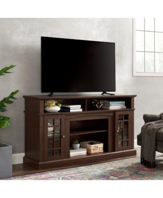 Streamdale Modern 65" TV Stand with Open/Closed Storage, Espresso
