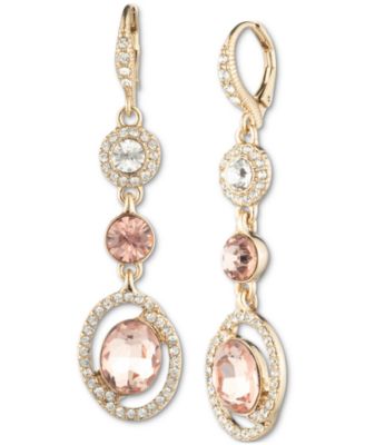 Morganite Triple Drop Earrings Morganite Triple Drop Earrings