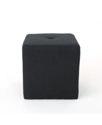 Streamdale Navy Blue 16.5" Square Ottoman for Extra Seating or Footrest