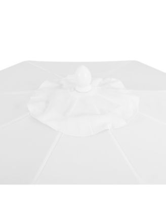 Baiona 9 ft Market Patio Umbrella, UV Protection, Auto-Tilt, Crank, Wind Vent