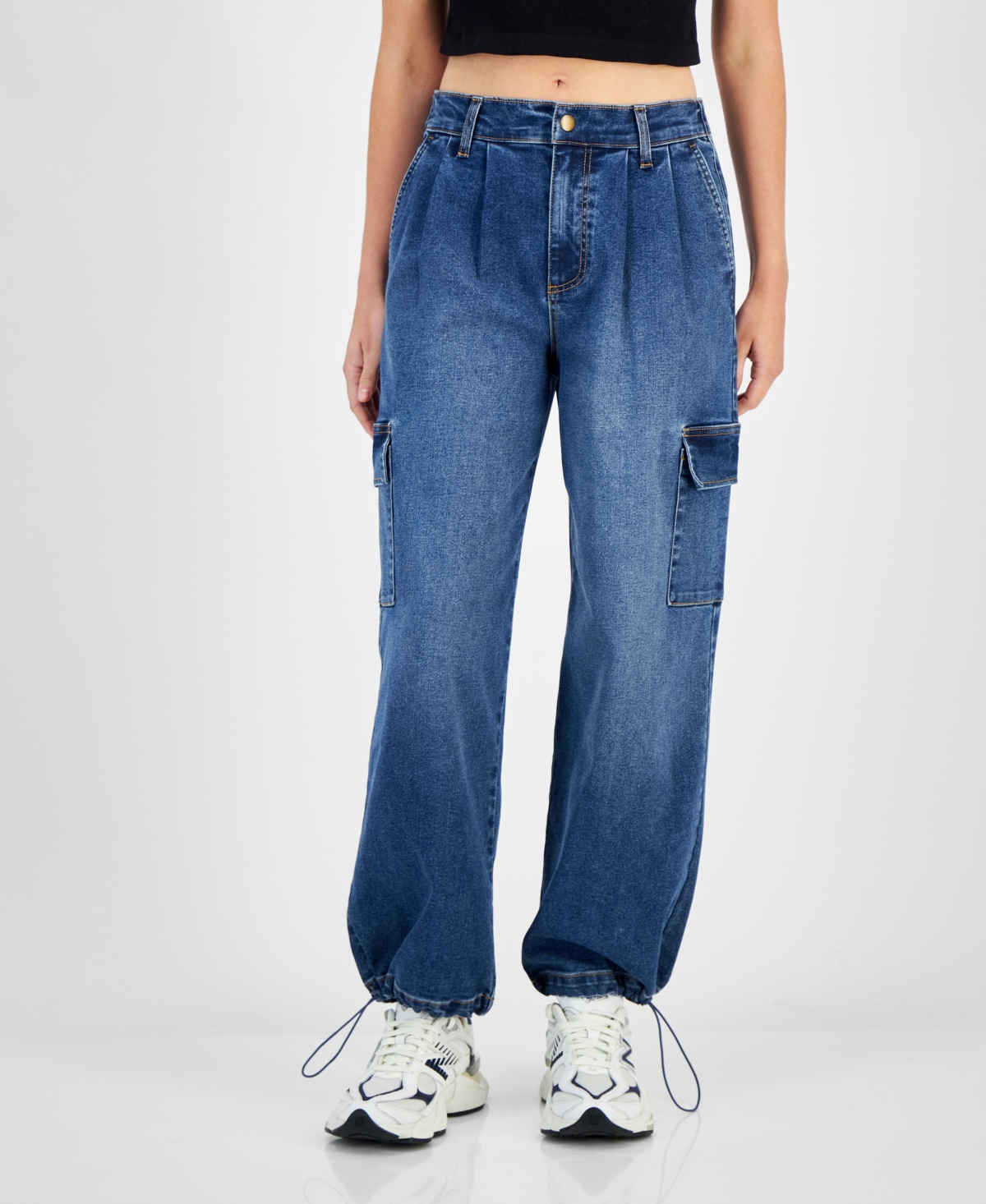 Celebrity Pink Juniors' Parachute Cargo Jeans