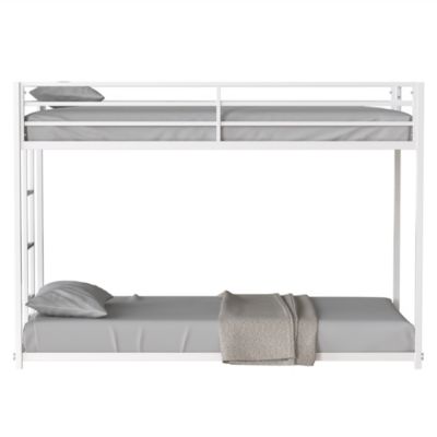 Adam Twin over Twin Metal Bunk, White