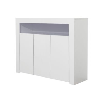  Modern High Gloss Sideboard with LED Light