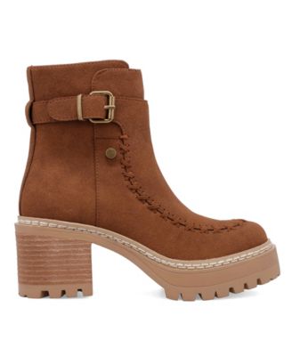 Women's Toula Lug Sole Whipstitch Booties