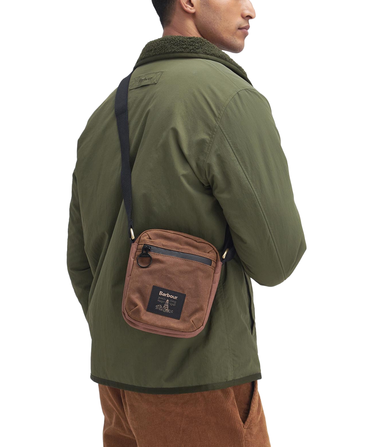 Barbour Men's Field Wax Logo Crossbody Bag