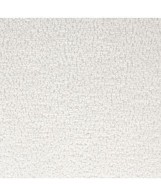 Mid-Century Modern Velvet Accent Armchair, White