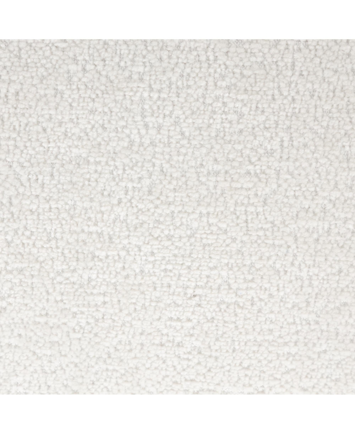 Streamdale Furniture Mid-Century Modern Velvet Accent Armchair, White