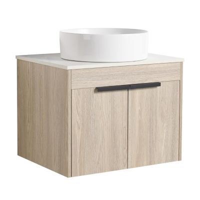 Streamdale 24" Modern Design Float Bathroom Vanity With Ceramic Basin Set