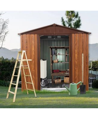 Streamdale 6x6 Metal Shed with Floor Base &amp; Window
