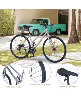 Streamdale 7-Speed Hybrid Road Bike with Disc Brakes