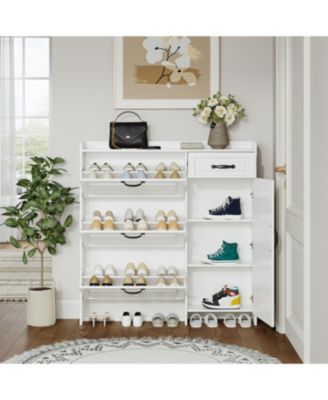 Premium Shoe Cabinet with Ample Storage and Dust Protection