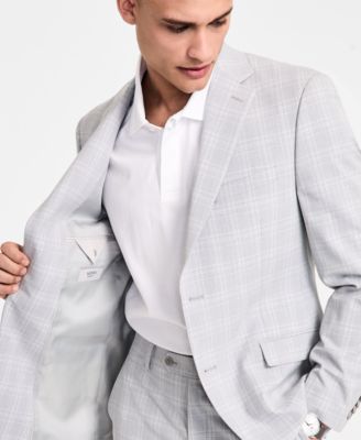 Men's Slim-Fit Plaid Suit Jacket, Created for Macy's