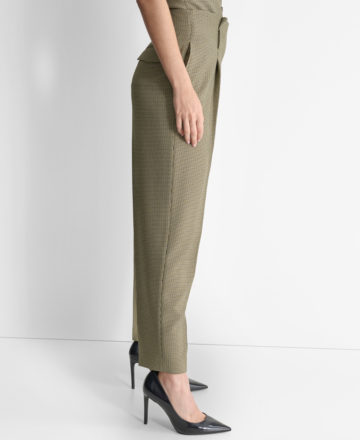 Dkny Women's High-Rise Slim-Leg Ankle Pants