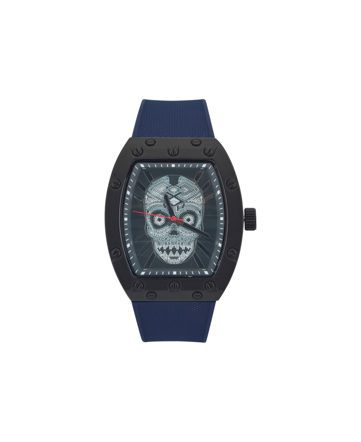 Men's Matte Navy Silicone Strap Analog Watch 53mm - Navy