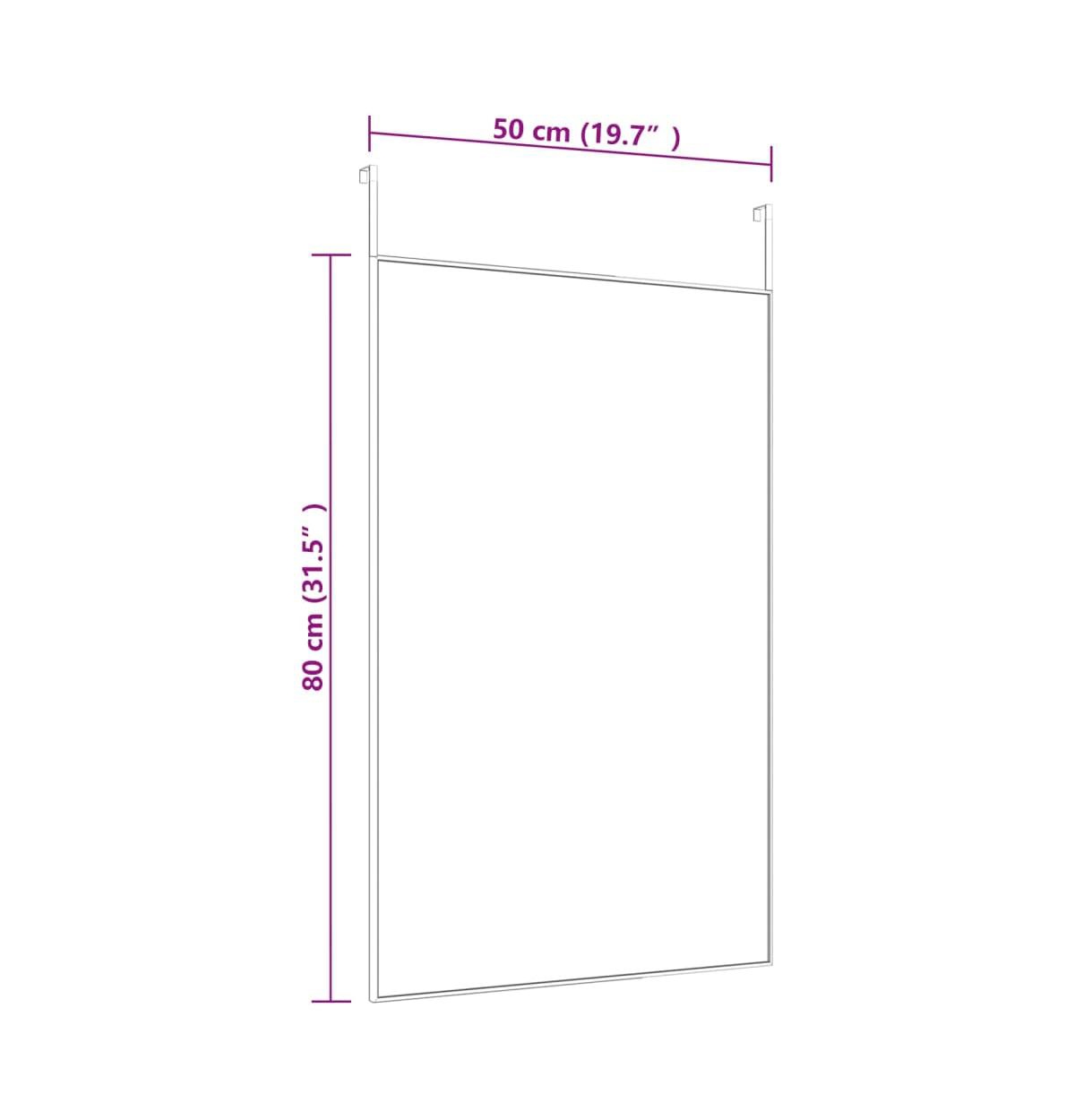 vidaXL Door Mirror19.7